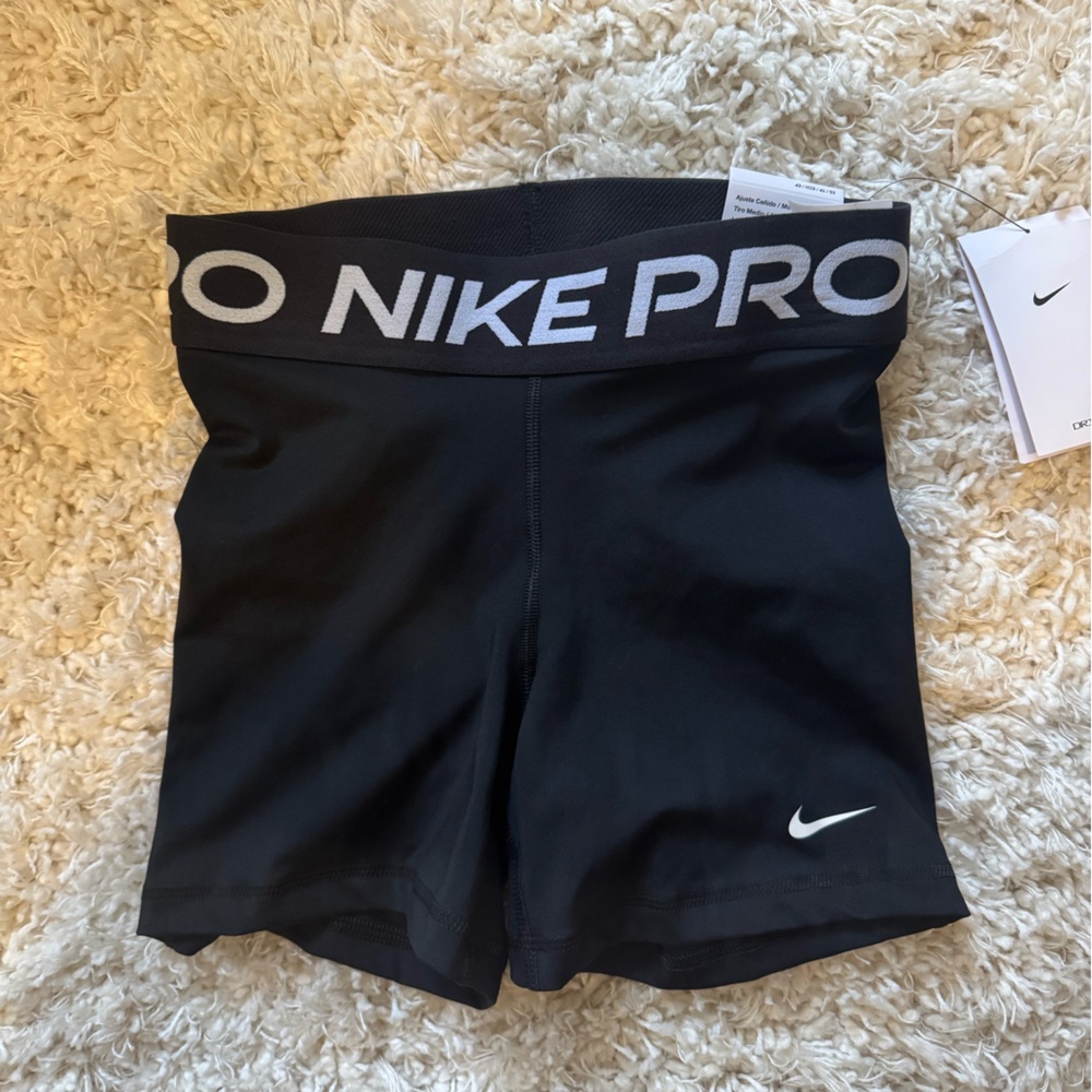 NWT Nike Pro Black Compression Shorts